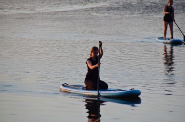 SUP izbraucieni Baļotes ezerā