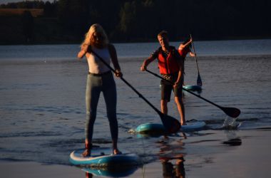 SUP izbraucieni Baļotes ezerā