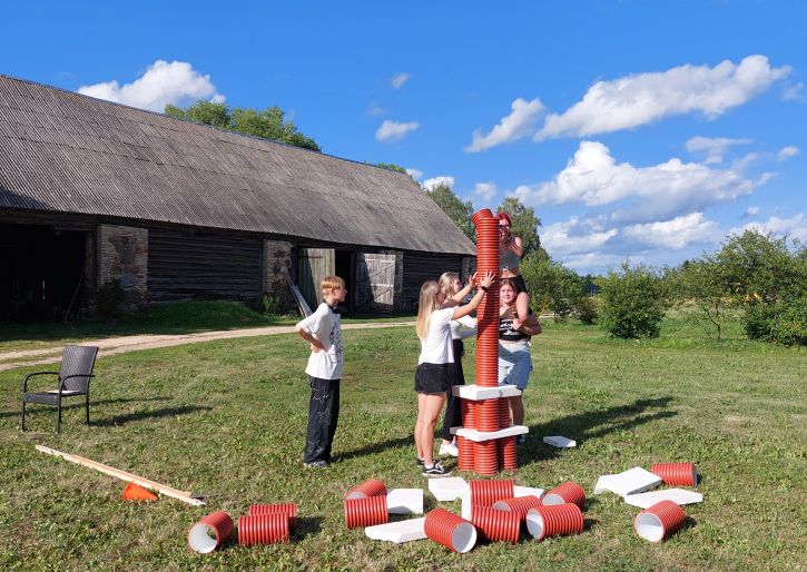 Jēkabpils novada jauniešu sadraudzības pasākums atpūtas vietā 