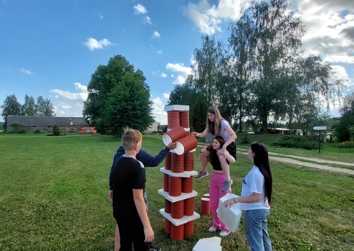 Jēkabpils novada jauniešu sadraudzības pasākums atpūtas vietā 
