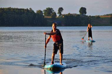 SUP izbraucieni Baļotes ezerā