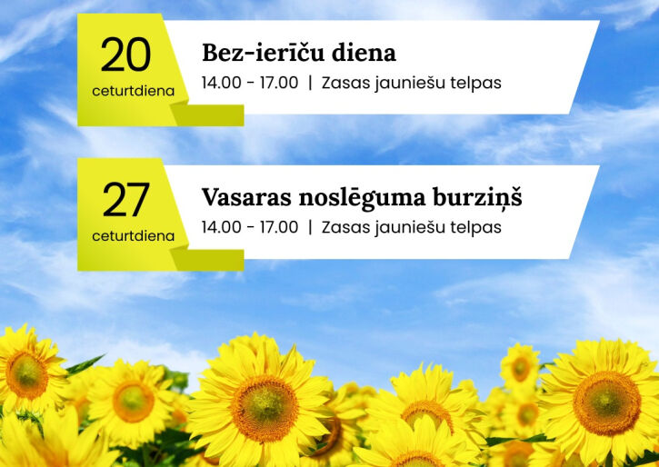 Augusta aktivitātes jauniešiem