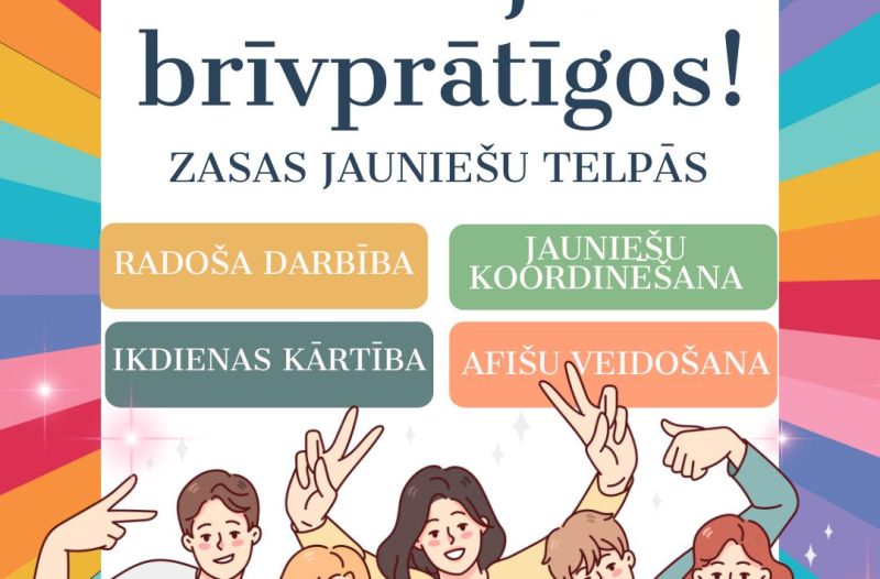 Brīvprātīgais darbs Zasas jauniešu telpās