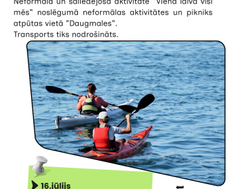 Neformāls laivu brauciens 