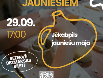 Keramikas meistarklase jauniešiem