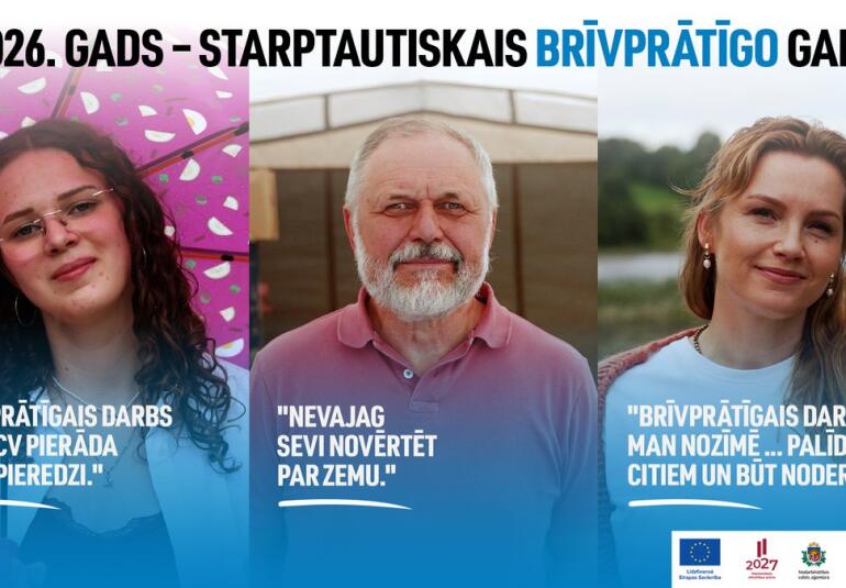 Brīvprātīgais darbs Latvijā: trīs cilvēku stāsti par vēlmi palīdzēt un būt noderīgam