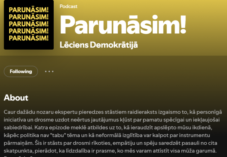 Jēkabpils jaunieši ir ielēkuši demokrātijā: piecas sarunas par nākotni un līdzdalību
