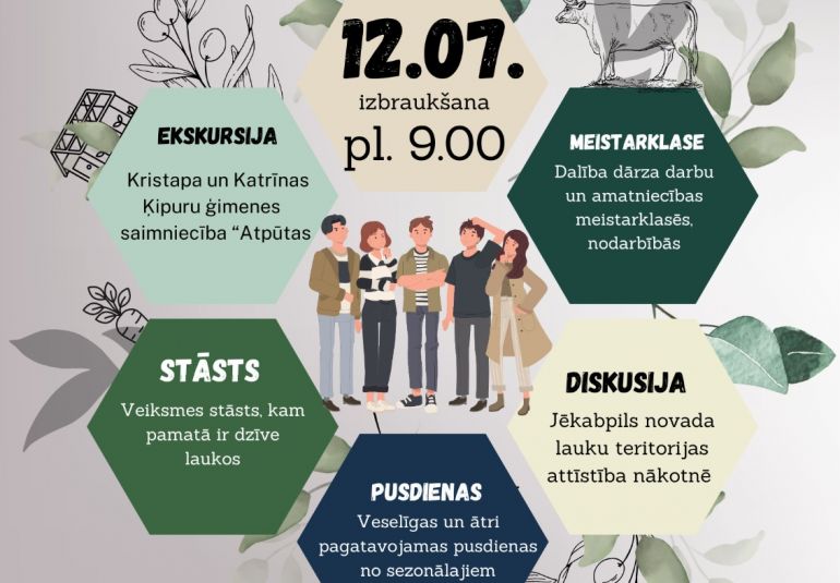Projekta “Izzini sevi – Iepazīsti citus!” aktivitāte “Kā kļūt par uzņēmēju savā lauku sētā”