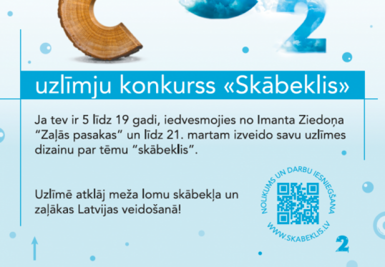 Piedalies Latvijas valsts mežu organizētajā uzlīmju konkursā