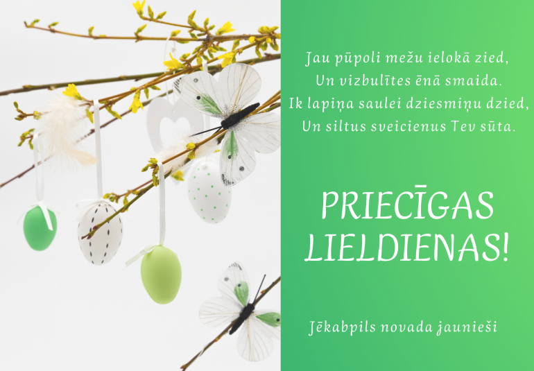 Priecīgas Lieldienas!