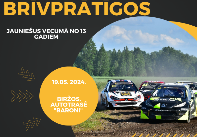 Esi brīvprātīgais rallijkrosā! 