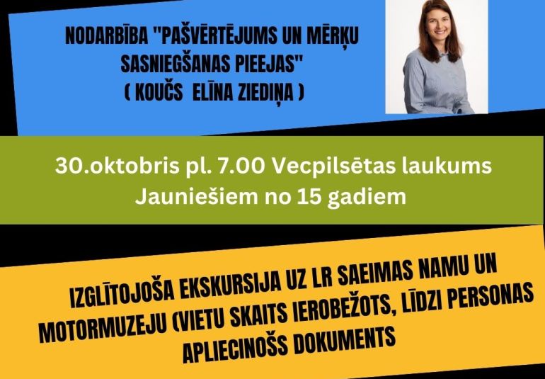 Oktobra aktivitātes projektā 