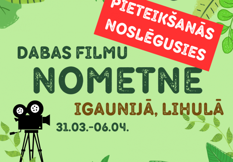 Apstiprināti dalībnieki dabas filmu nometnei Igaunijā