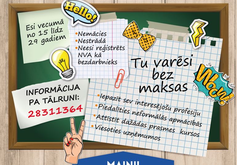 Piesakies projektam 