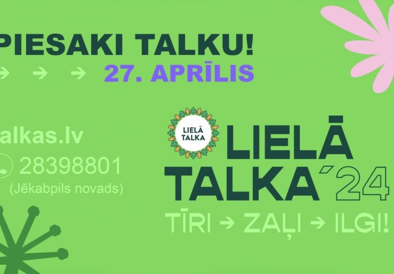 Lielā Talka Jēkabpils novadā