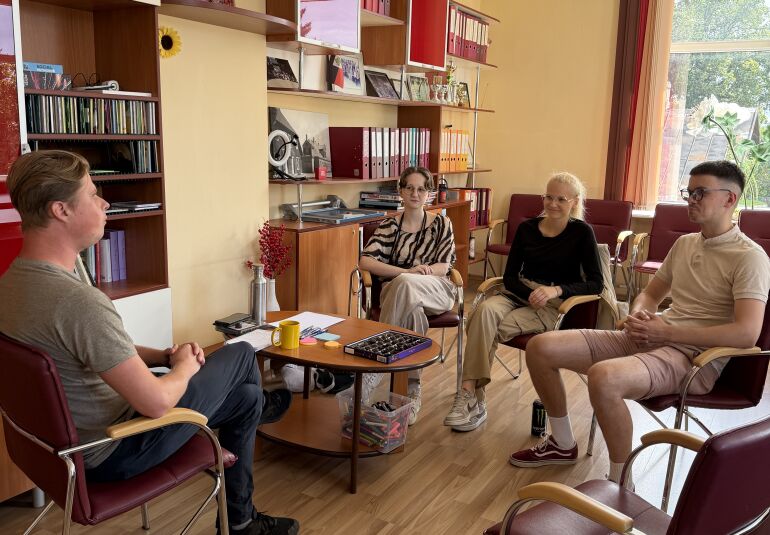Jēkabpils jauniešu mājas 1.0. jauniešu projekta komandas koučinga sesija kopā ar treneri Reini Širokovu