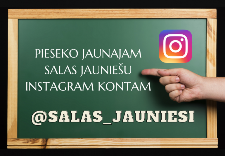 Salas jauniešiem jauns Instagram profils