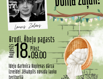 Projekta “Izzini sevi – Iepazīsti citus!” noslēdzošā aktivitāte “Domā zaļāk”.