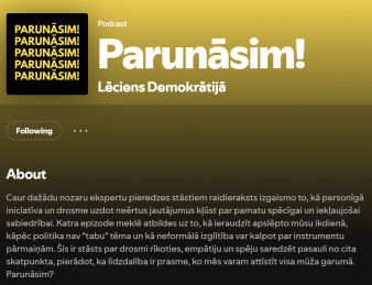 Jēkabpils jaunieši ir ielēkuši demokrātijā: piecas sarunas par nākotni un līdzdalību