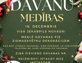 Izsludinām dāvanu meklēšanu