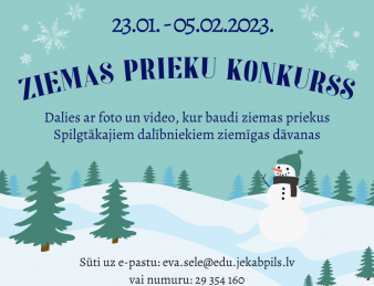 Ziemas prieku foto un video konkurss