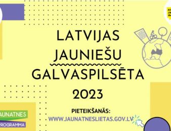 Pašvaldības aicinātas pieteikties konkursam “Latvijas Jauniešu galvaspilsēta 2023”