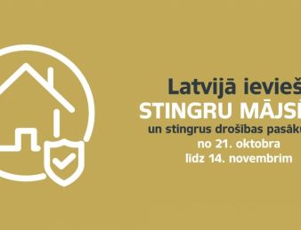 Latvijā ievieš stingru mājsēdi no 21.oktobra līdz 14.novembrim