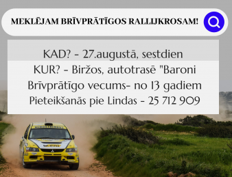 Meklējam brīvprātīgos! 