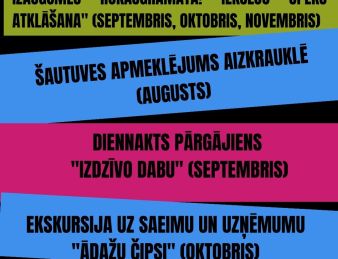 Jauniešu klubs “13.pirmdiena” uzsāk realizēt projektu “Dzīves prasmju laboratorija 3”