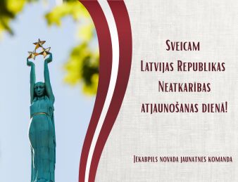 Sveicam Latvijas Republikas Neatkarības atjaunošanas dienā!