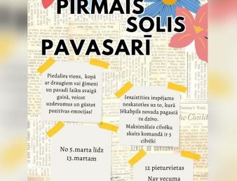 Iesoļo pavasarī, piedaloties foto orientēšanās konkursā