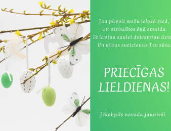 Priecīgas Lieldienas!