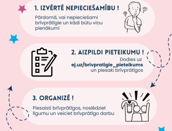 PIETEIKŠANĀS brīvprātīgā darba organizētājiem