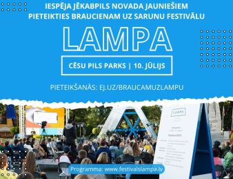 Piesakies braucienam uz sarunu festivālu 