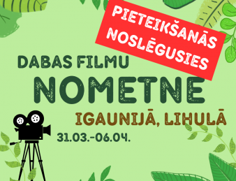 Apstiprināti dalībnieki dabas filmu nometnei Igaunijā