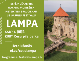 Iespēja pieteikties braucienam uz sarunu festivālu 