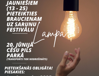 Piesakies braucienam uz sarunu festivālu LAMPA