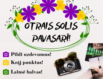 Jaunieti, piedalies foto-video orientēšanās konkursā „Otrais solis pavasarī!” 