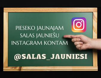 Salas jauniešiem jauns Instagram profils