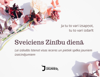 Sveicam Zinību dienā