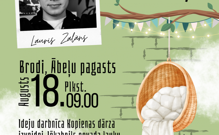 Projekta “Izzini sevi – Iepazīsti citus!” noslēdzošā aktivitāte “Domā zaļāk”.