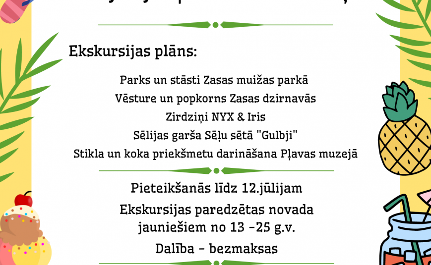 Piesakies vasaras ekskursijām pa Jēkabpils novadu!