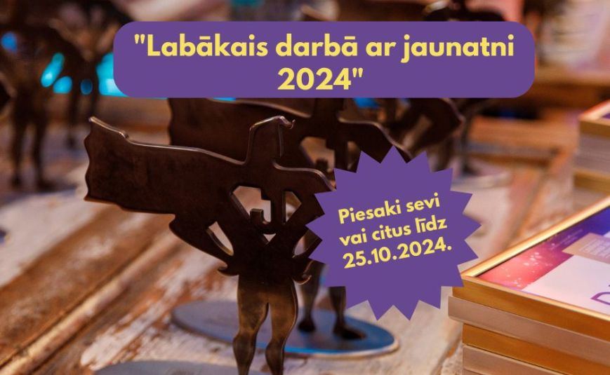 Izsludināts konkurss “Labākais darbā ar jaunatni 2024”