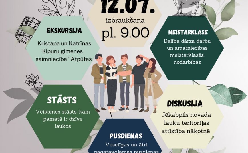 Projekta “Izzini sevi – Iepazīsti citus!” aktivitāte “Kā kļūt par uzņēmēju savā lauku sētā”