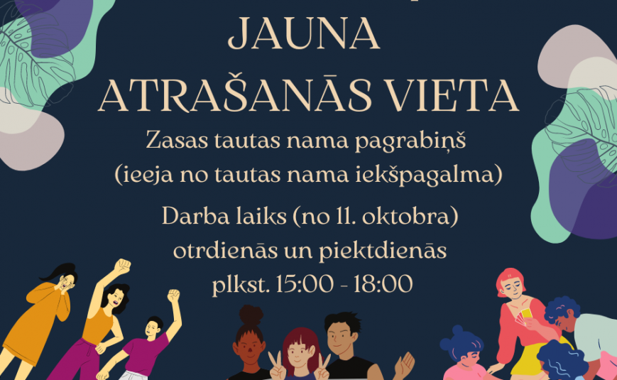 Zasas jauniešu telpām jauna atrašanās vieta