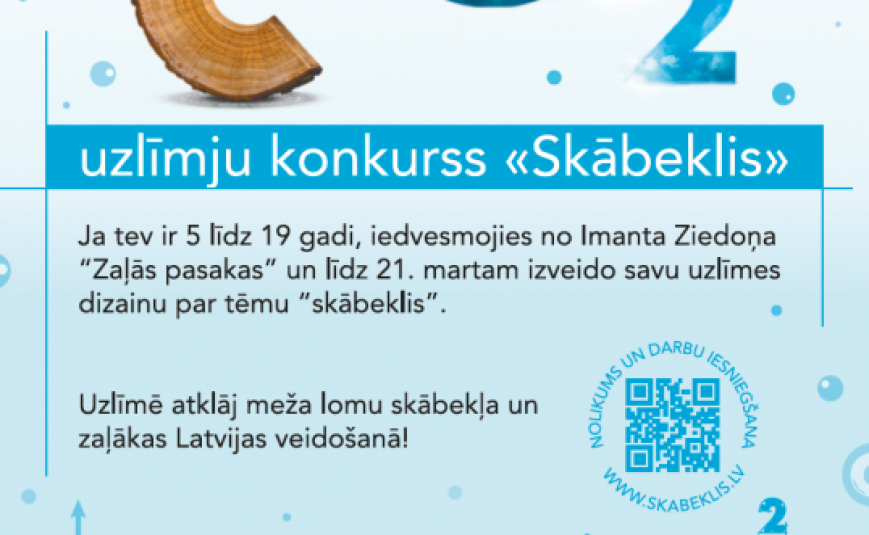 Piedalies Latvijas valsts mežu organizētajā uzlīmju konkursā