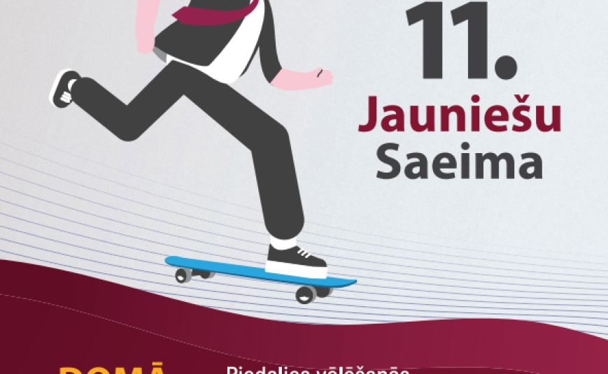 Piedalies 11. Jauniešu Saeimā! 