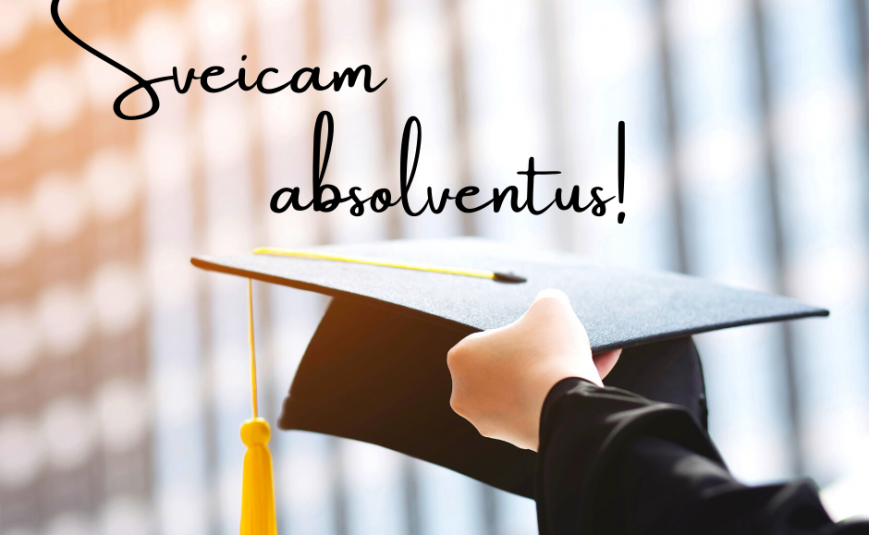 Sveicam absolventus!