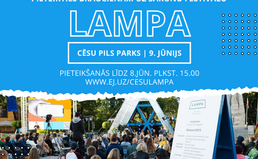 Piesakies braucienam uz sarunu festivālu 