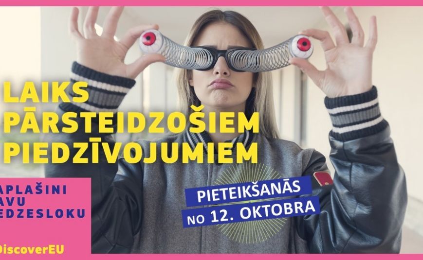 Jaunieši var pieteikties bezmaksas ceļojumam pa Eiropu